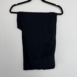 Pact Wide Leg Black Sweatpants Size Large 100% Organic Cotton